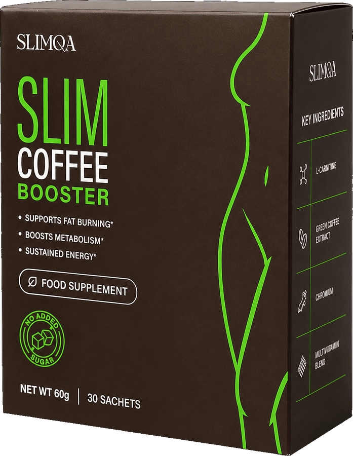 Dåse Slimqa Slim Coffee Booster, 30 breve, 60 g